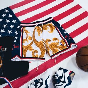 SLAM Collect And Select x NBA x USA Olympics Who Cares on ’92 Gold Shorts Men L